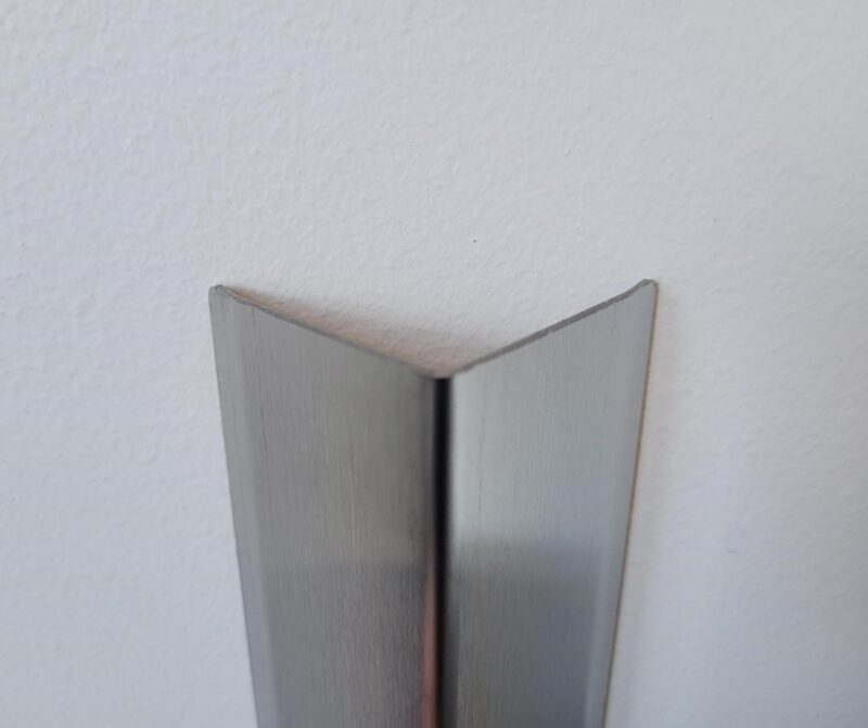 Stainless steel corner guard for wall corner