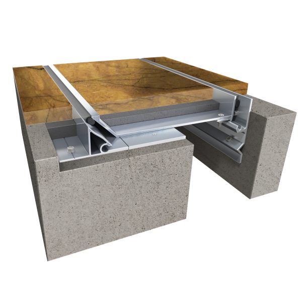 Floor Expansion Joint System 500 Series Hinged Pan System Level 3.2